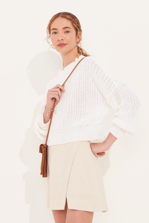 Casaco Tricot Gola Bia — Garage Rio