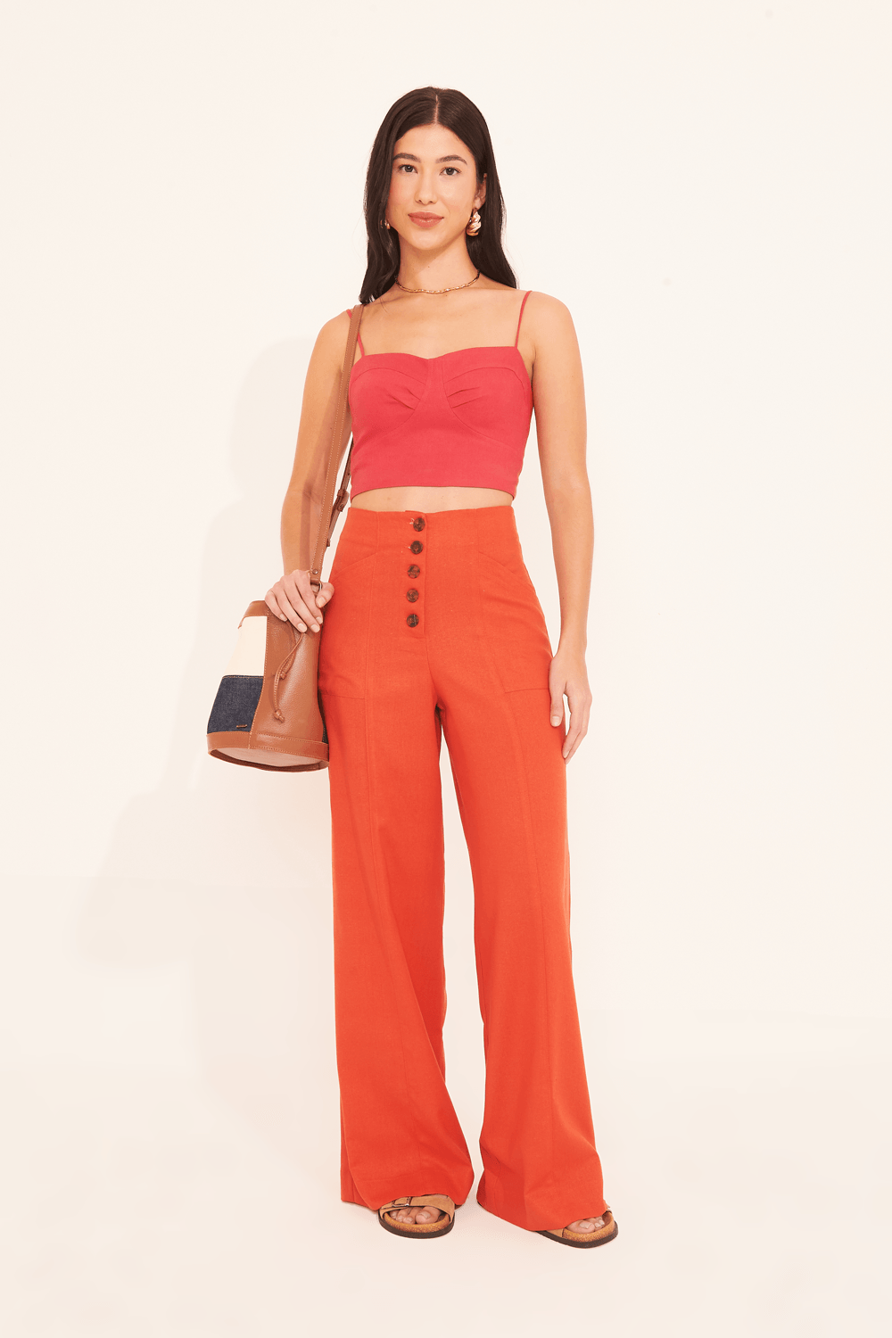 Calça Pantalona Katia — Garage Rio
