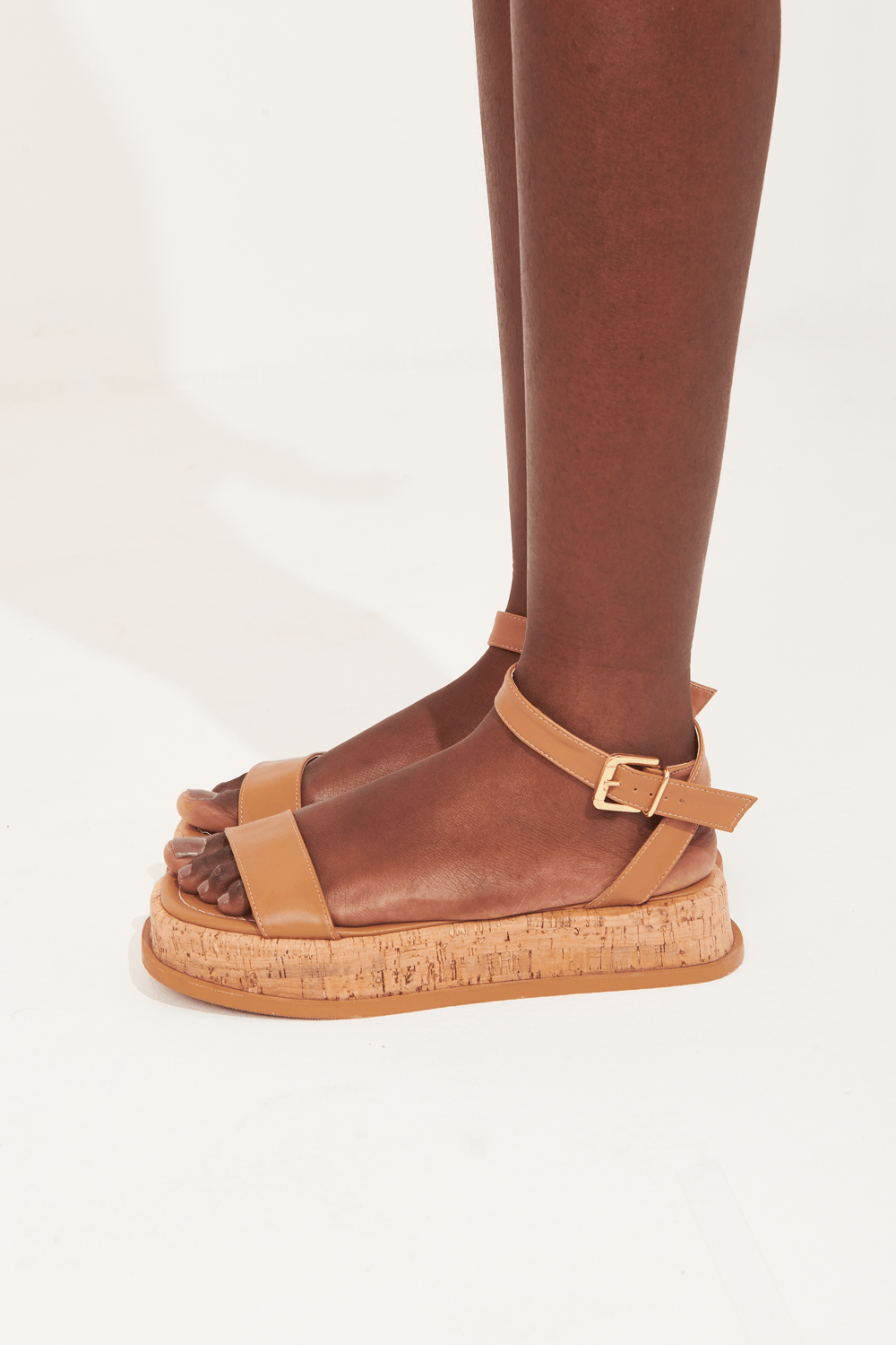 Sandália Flatform Cruzada No Tornozelo — Garage Rio