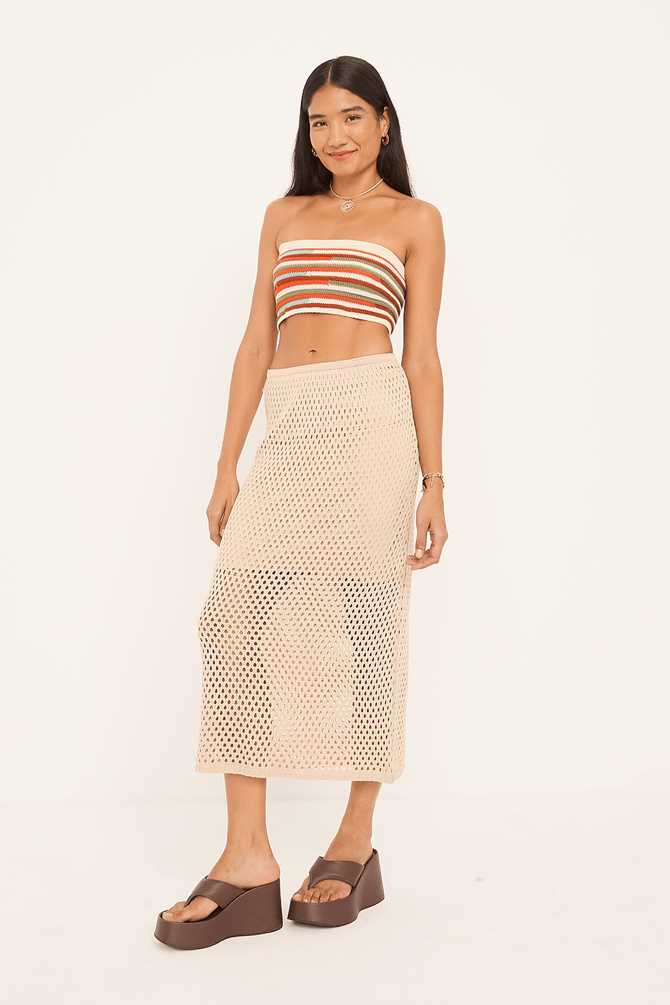 Saia Tricot Joana Midi