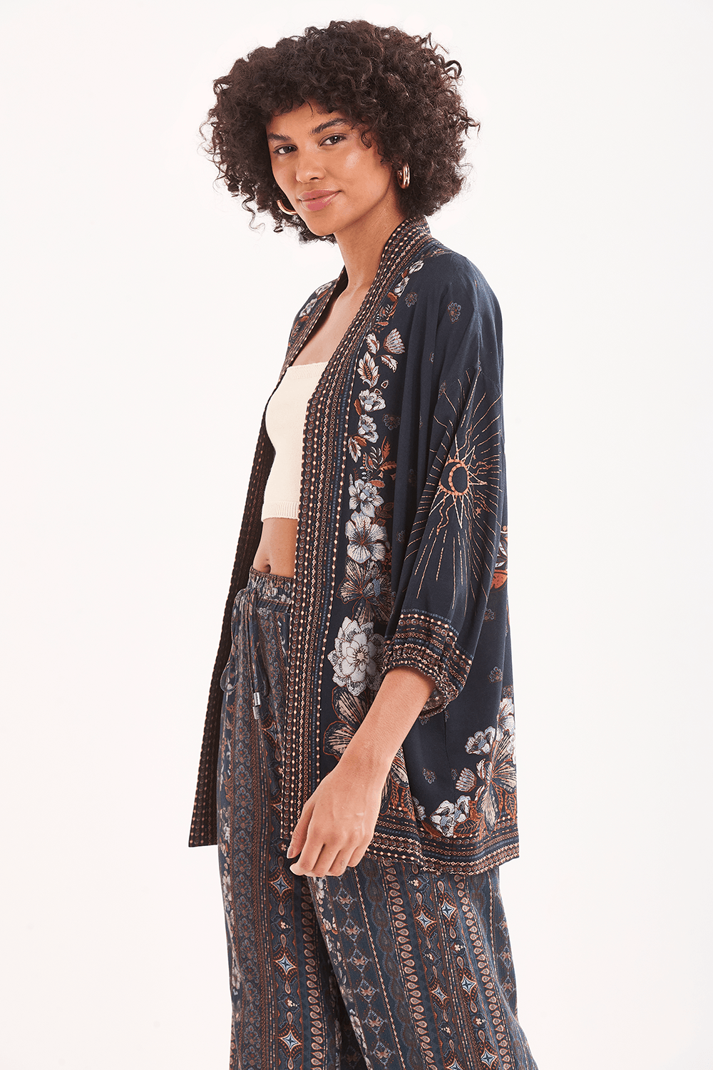 Kimono Lua Manga Bufante — Garage Rio